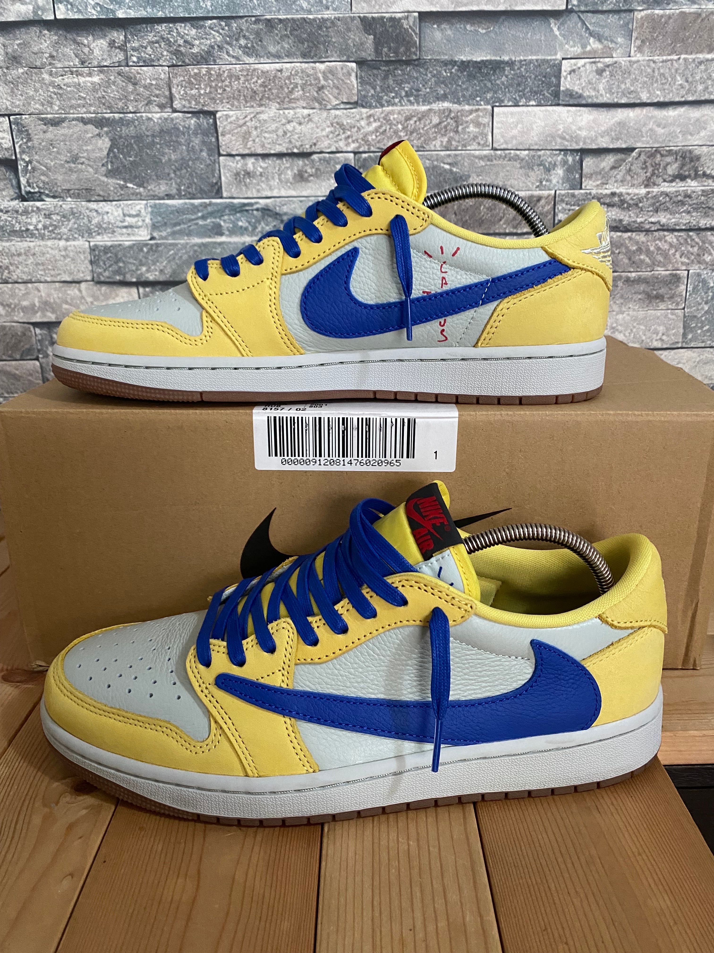 Travis Scott × Nike Women's Air Jordan 1 Retro Low OG "Canary"
