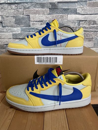 Travis Scott × Nike Women's Air Jordan 1 Retro Low OG "Canary"