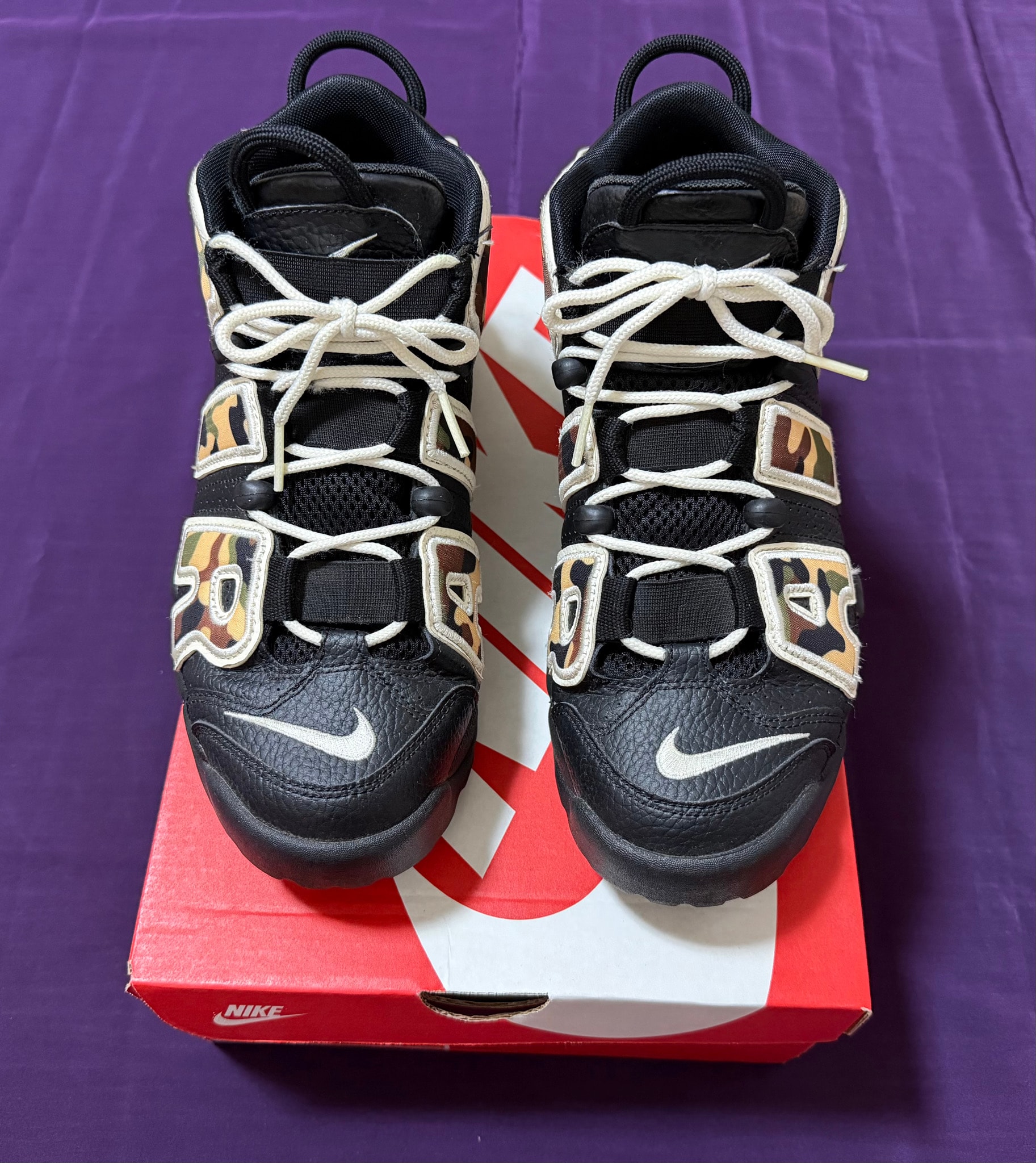 NIKE AIR MORE UPTEMPO "BLACK CAMO"