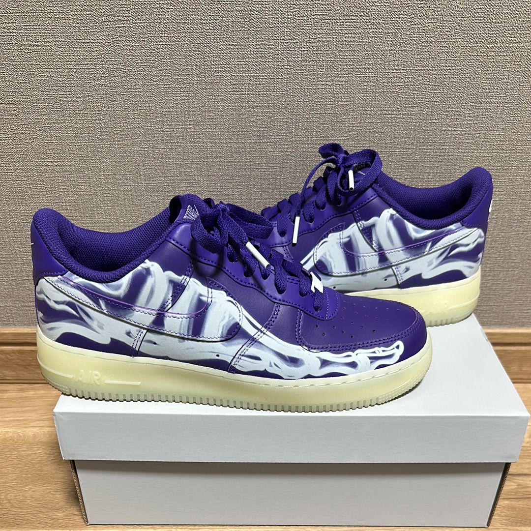 Nike Air Force 1 "Purple Skeleton"