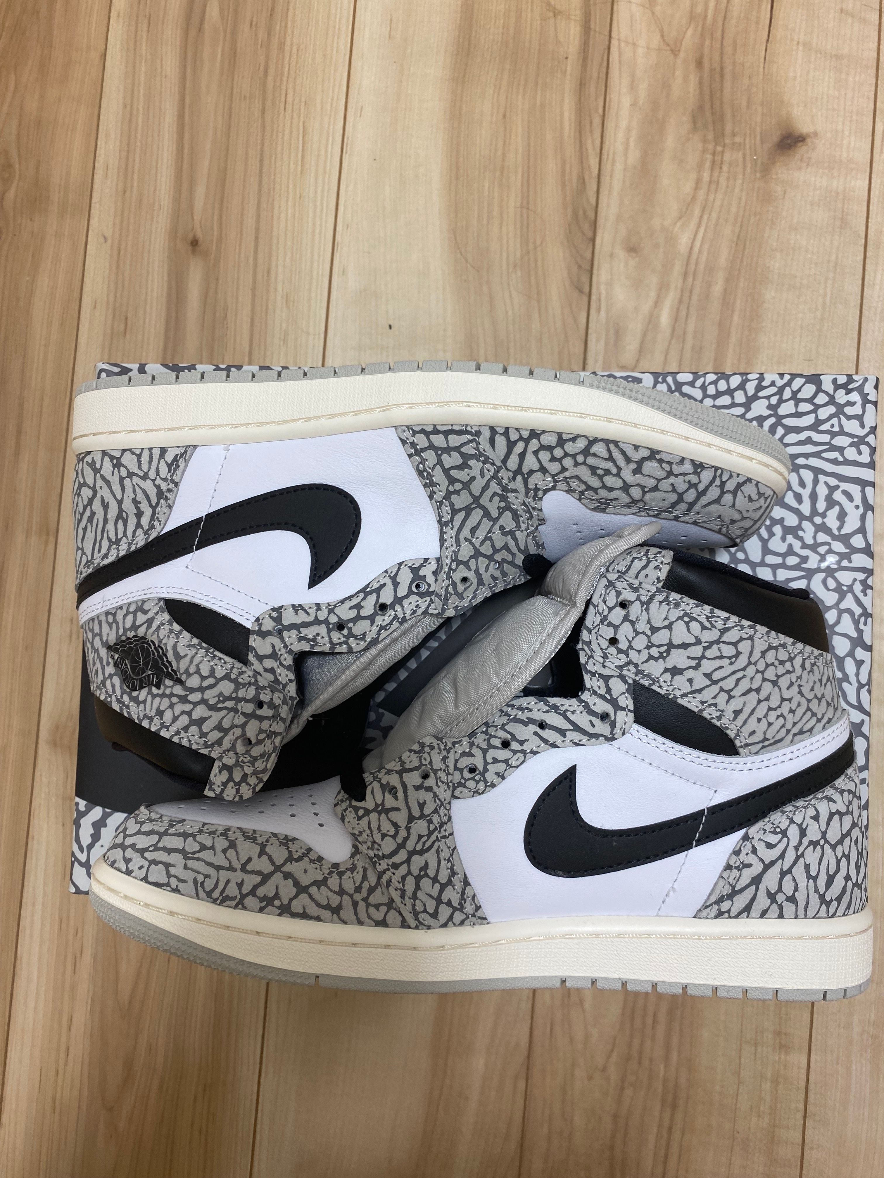 Nike Air Jordan 1 High OG "White Cement/Safari"