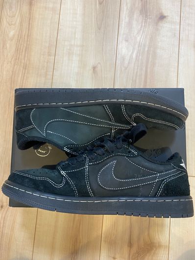 Travis Scott × Nike Air Jordan 1 Low OG SP "Black Phantom"