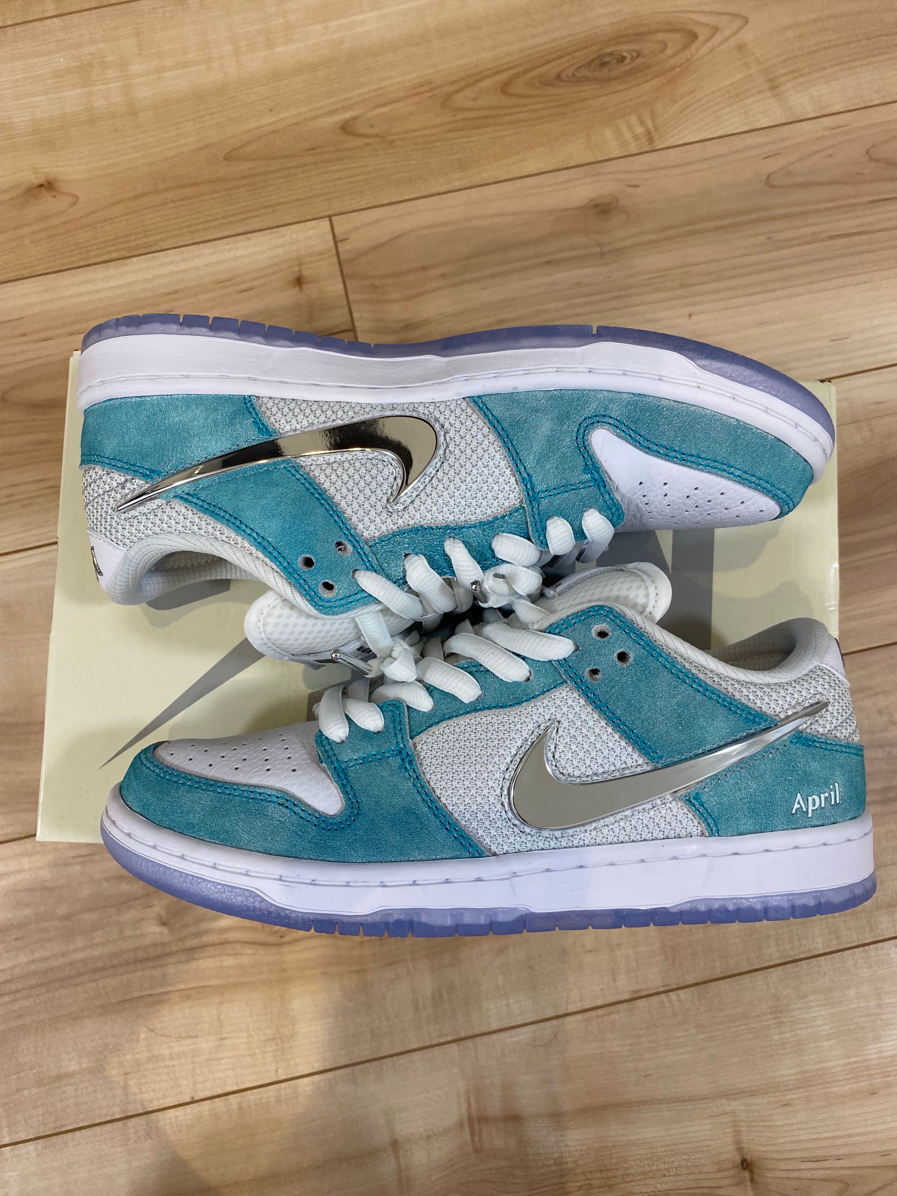 APRIL SKATEBOARDS × Nike SB Dunk Low Pro QS "White and Multi-Color"