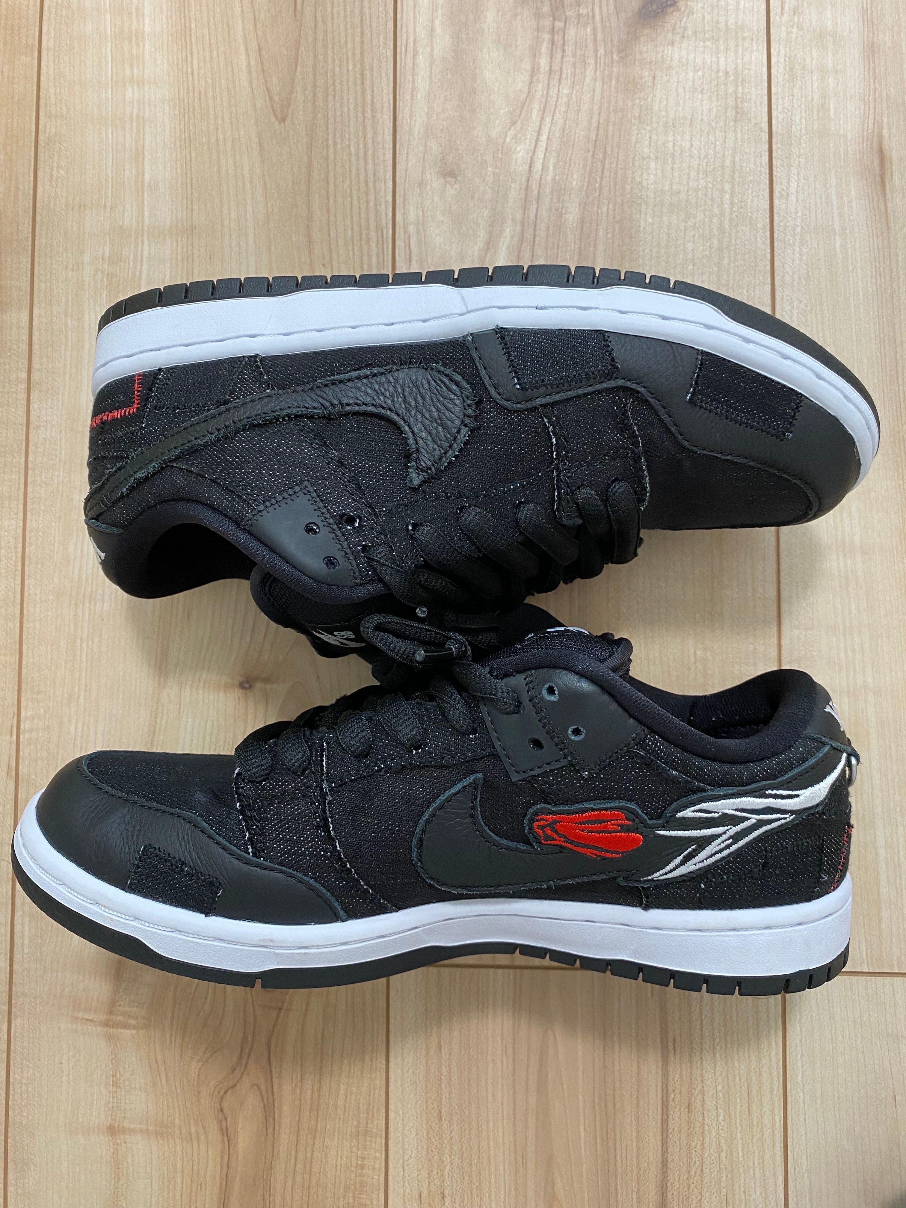 Wasted Youth × Nike SB Dunk Low "Black Denim"(Special Box) / VERDY