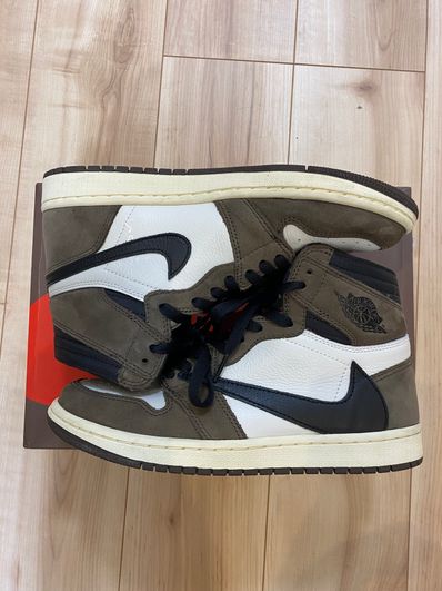 Travis Scott × Nike Air Jordan 1 Retro High OG TS SP "Sail/Dark Mocha"