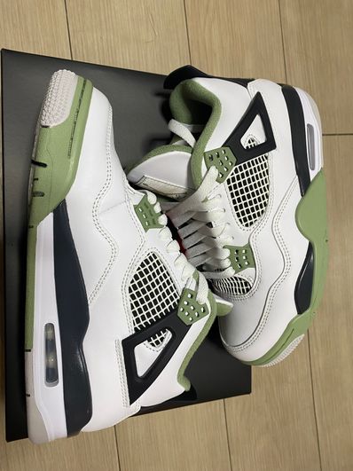 Nike Women's Air Jordan 4 "Oil Green"