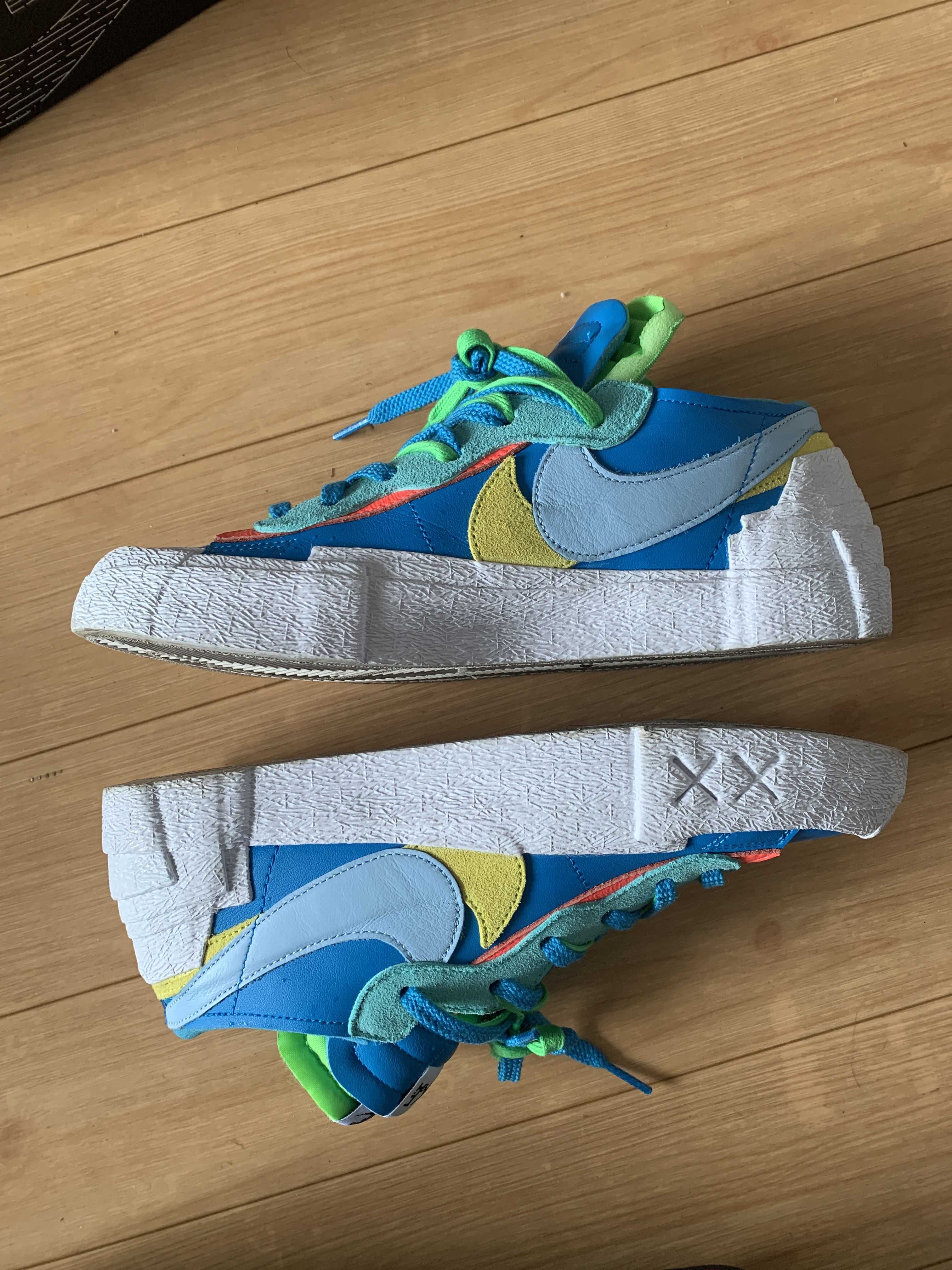 KAWS × sacai × Nike Blazer Low "Neptune Blue"