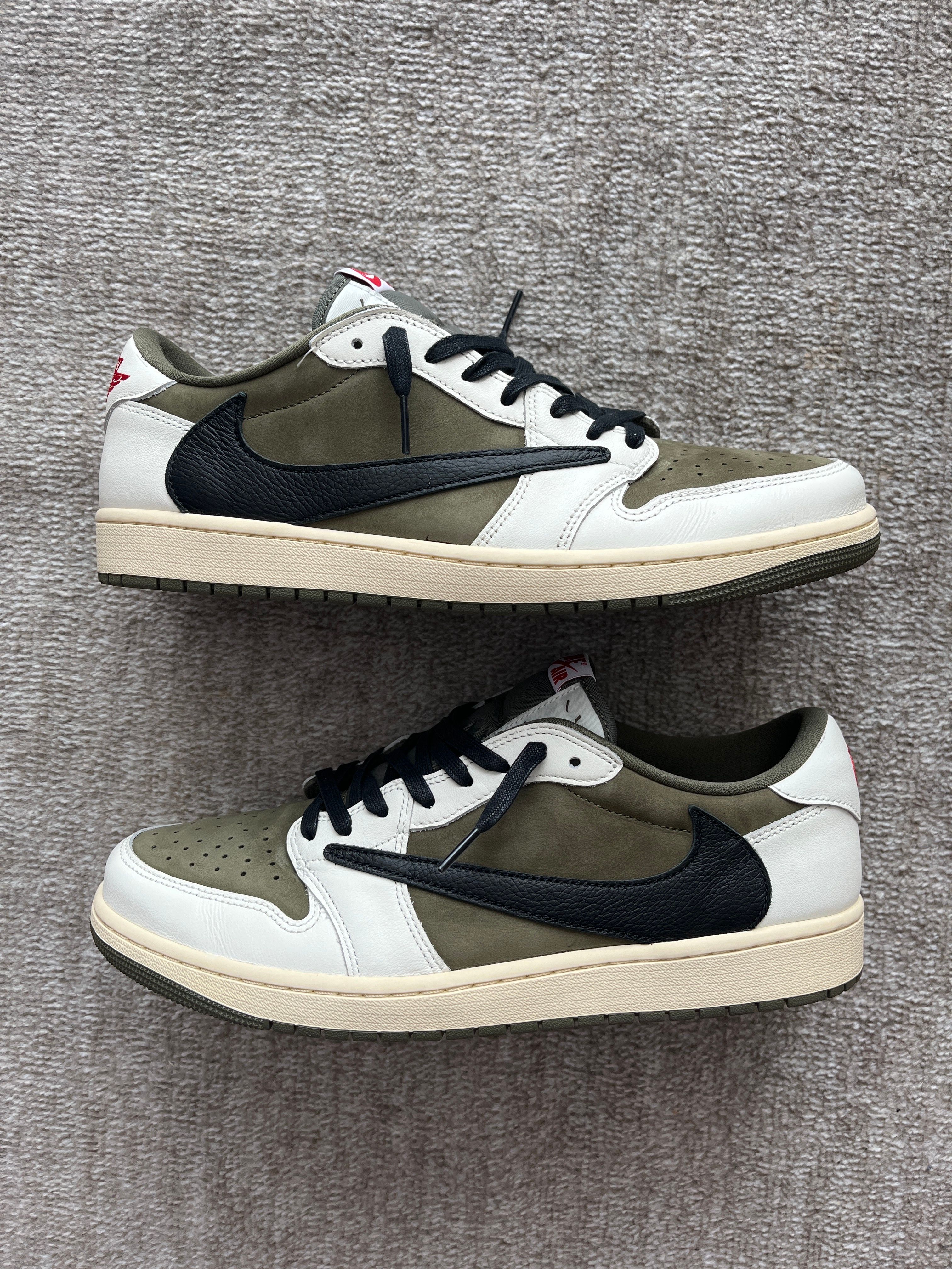 Travis Scott × Nike Air Jordan 1 Low OG SP "Reverse Olive"