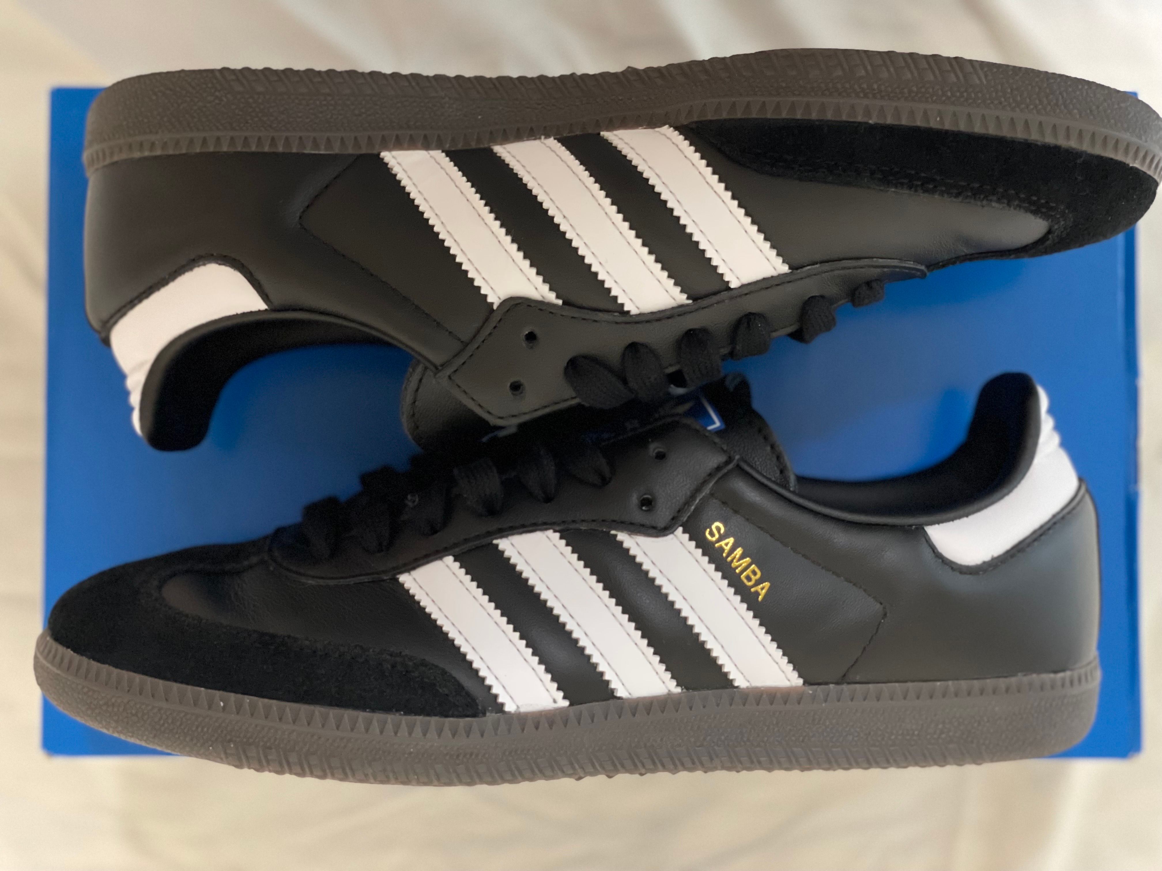 adidas Samba OG "Core Black/Cloud White/Gum"