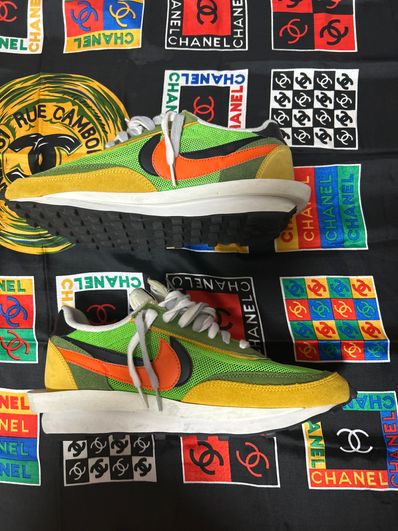 sacai × Nike LDV Waffle "Green"