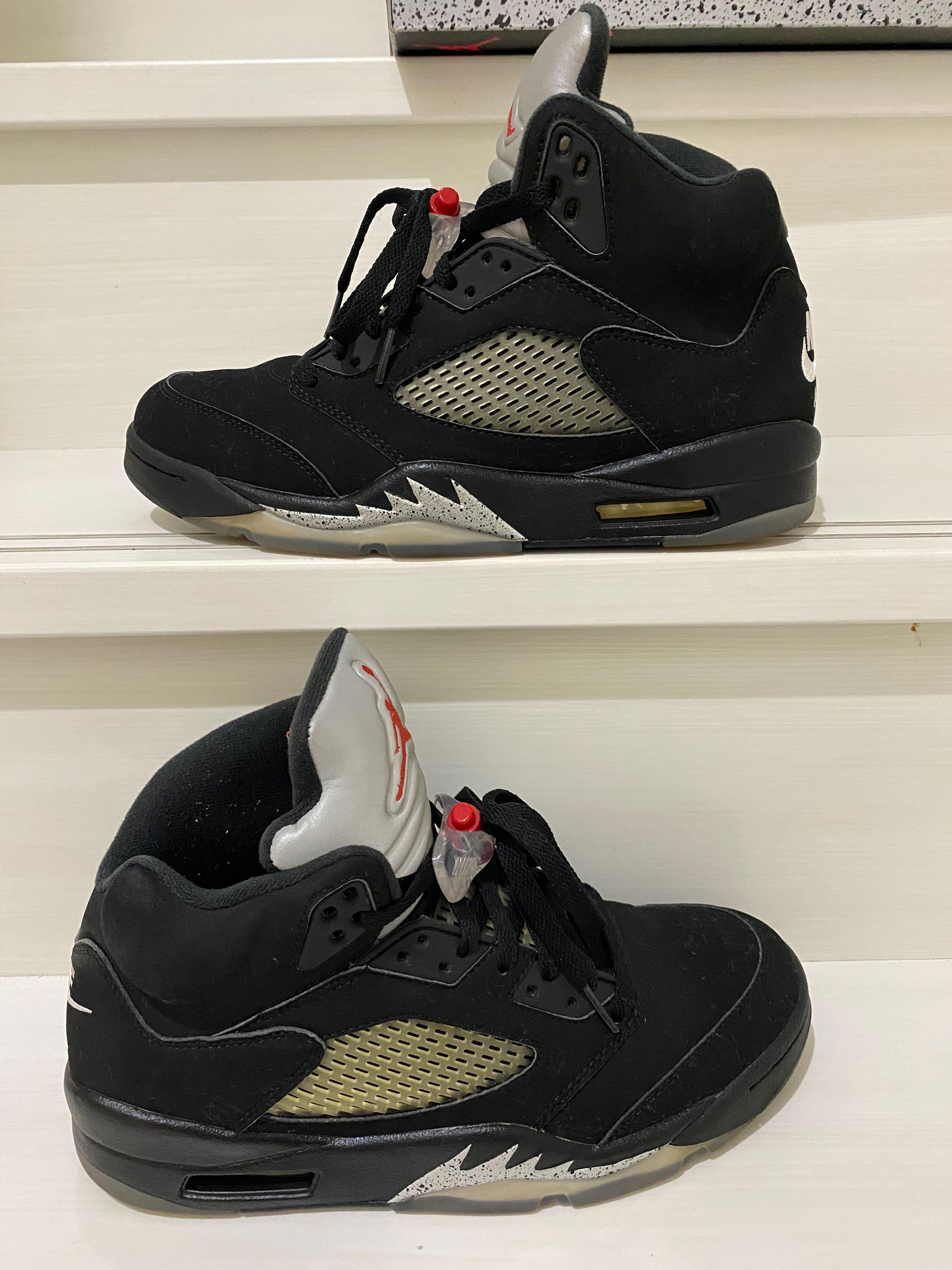 Nike Air Jordan 5 Retro OG "Black/Fire Red/Metallic Silver/White" (2016)