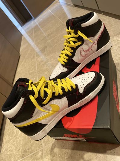 Nike Air Jordan 1 High OG Defiant "Black/Yellow/Gym Red"