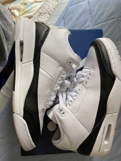 Fragment × Nike Air Jordan 3 "White/Black"
