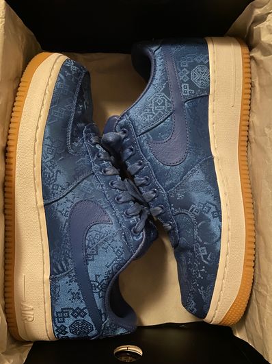 CLOT × Nike Air Force 1 Low "Blue"