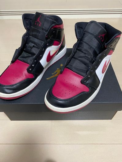 NIKE AIR JORDAN 1 MID "BLACK/RED/WHITE"
