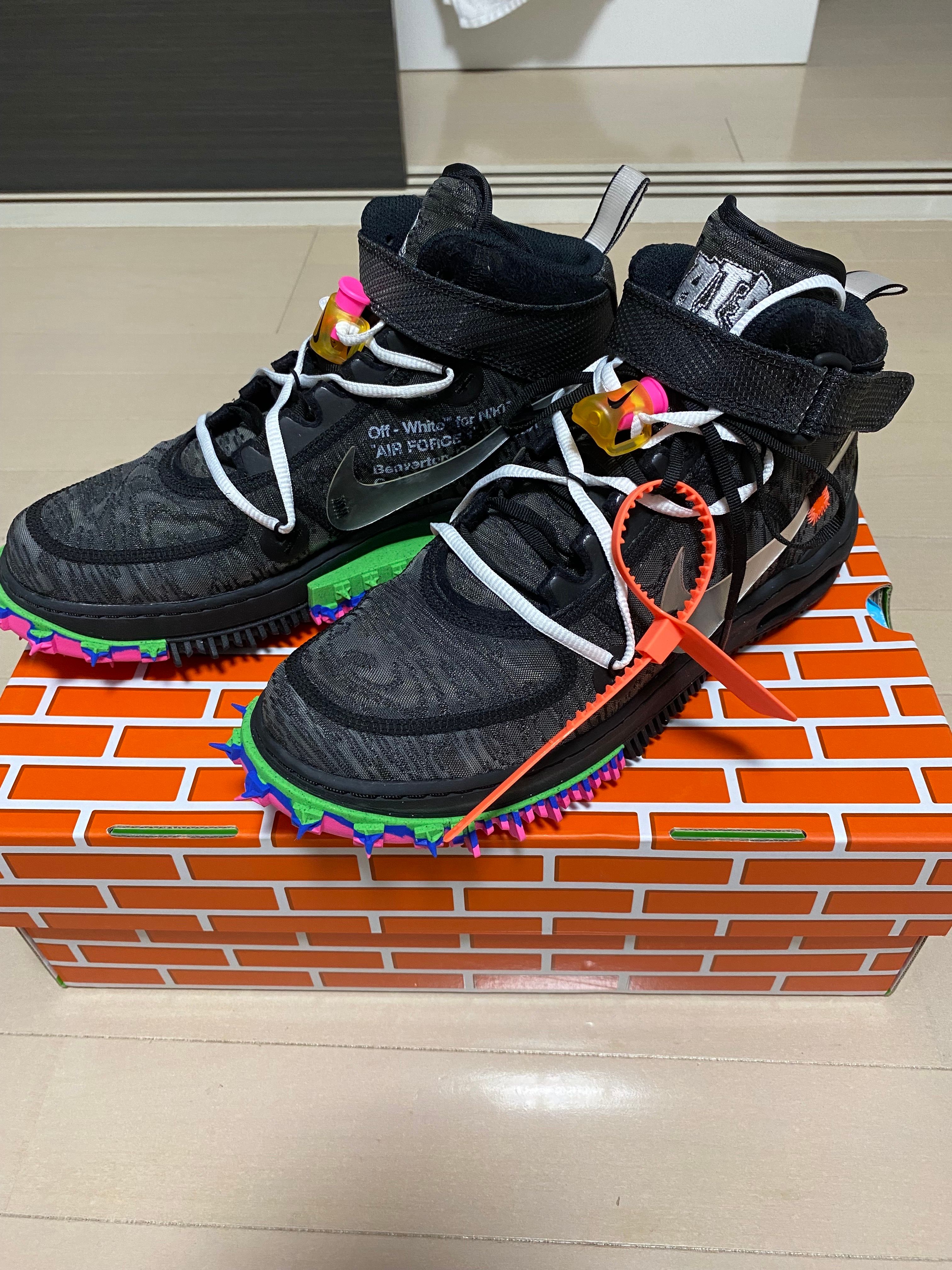 Off-White × Nike Air Force 1 Mid "Black"