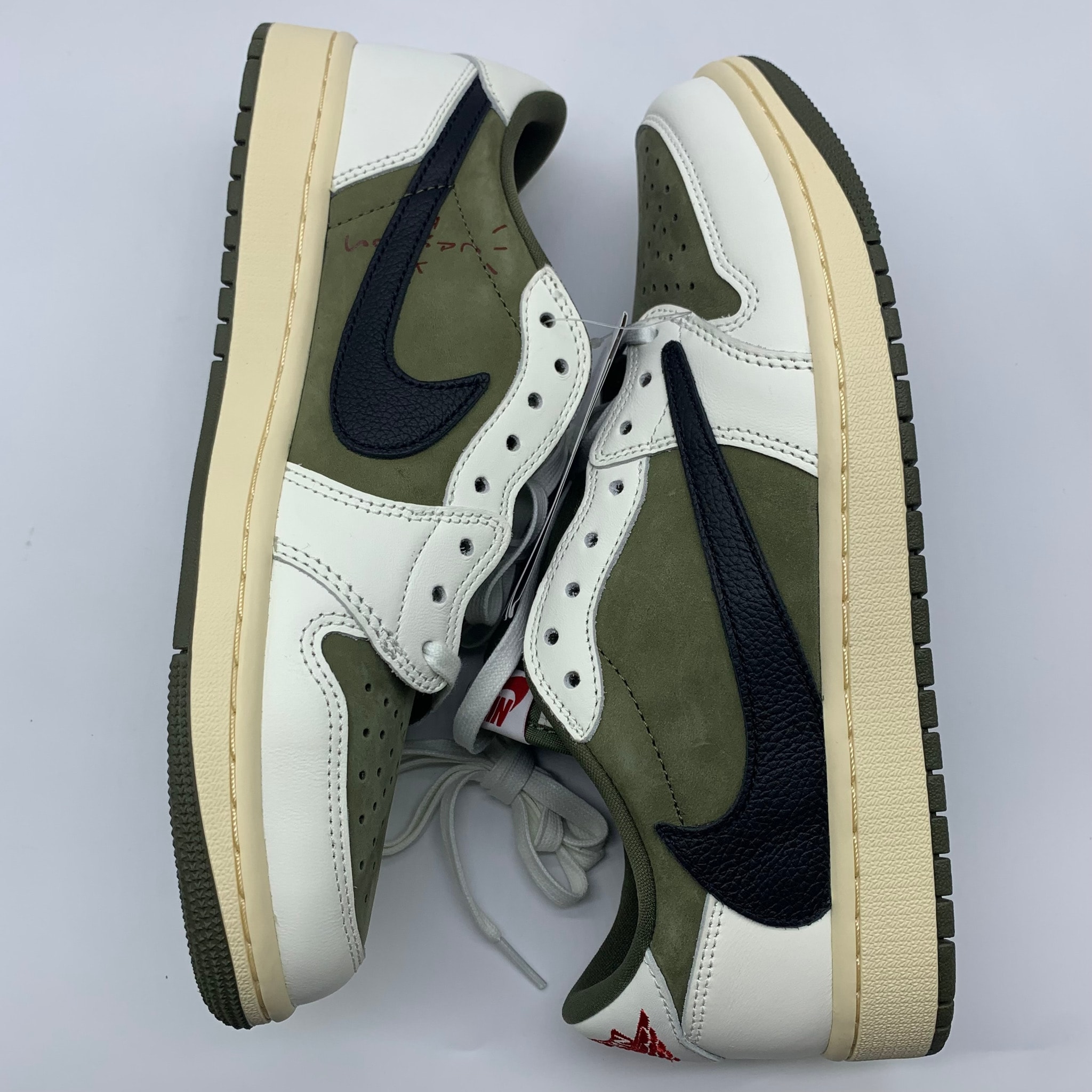 Travis Scott × Nike Air Jordan 1 Low OG SP "Reverse Olive"
