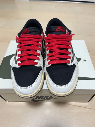 Travis Scott × Nike Women's Air Jordan 1 Low OG "Medium Olive"