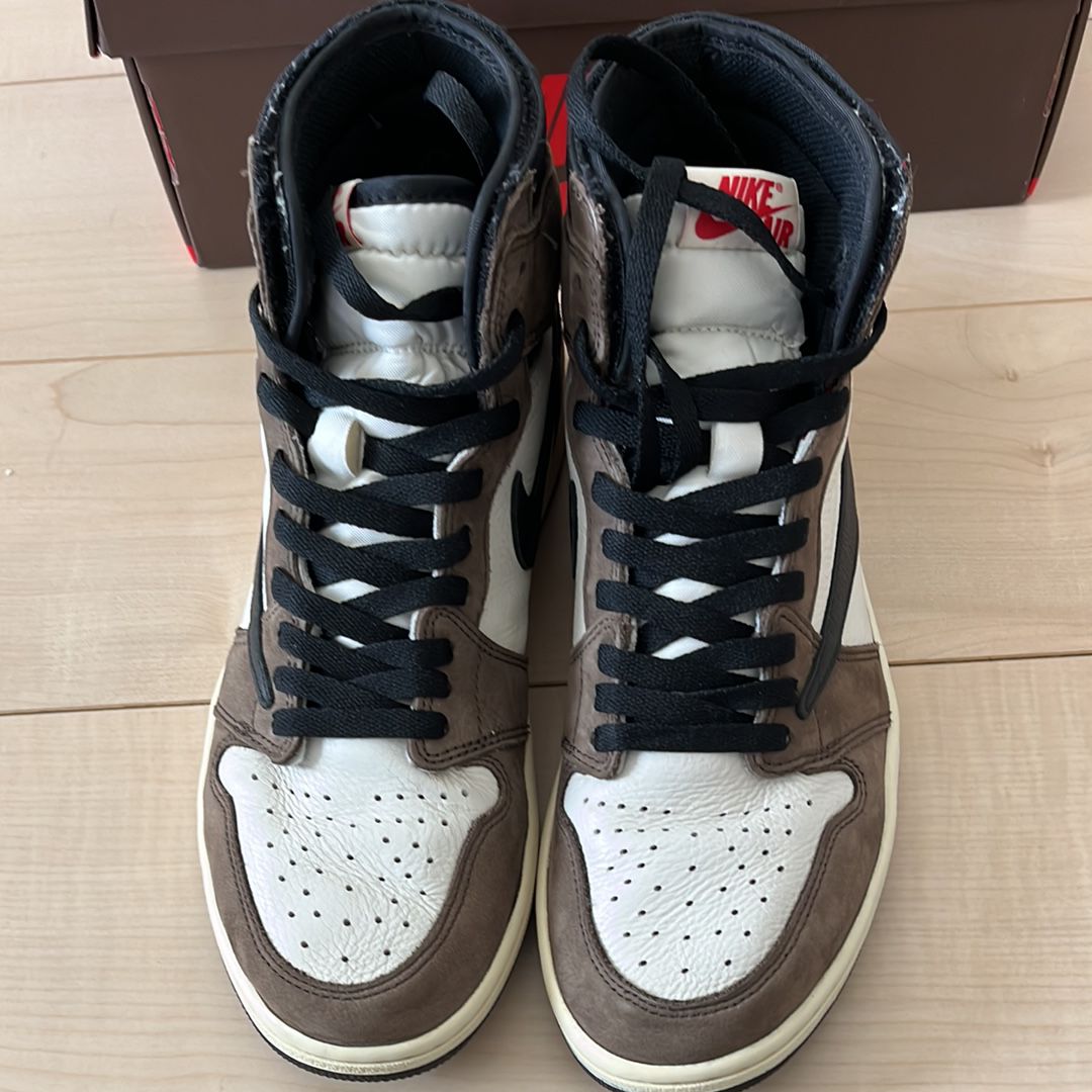 Travis Scott × Nike Air Jordan 1 Retro High OG TS SP "Sail/Dark Mocha"