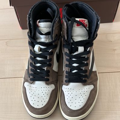 Travis Scott × Nike Air Jordan 1 Retro High OG TS SP "Sail/Dark Mocha"
