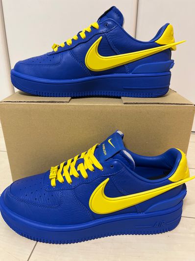 AMBUSH × Nike Air Force 1 Low "Game Royal and Vivid Sulfur"