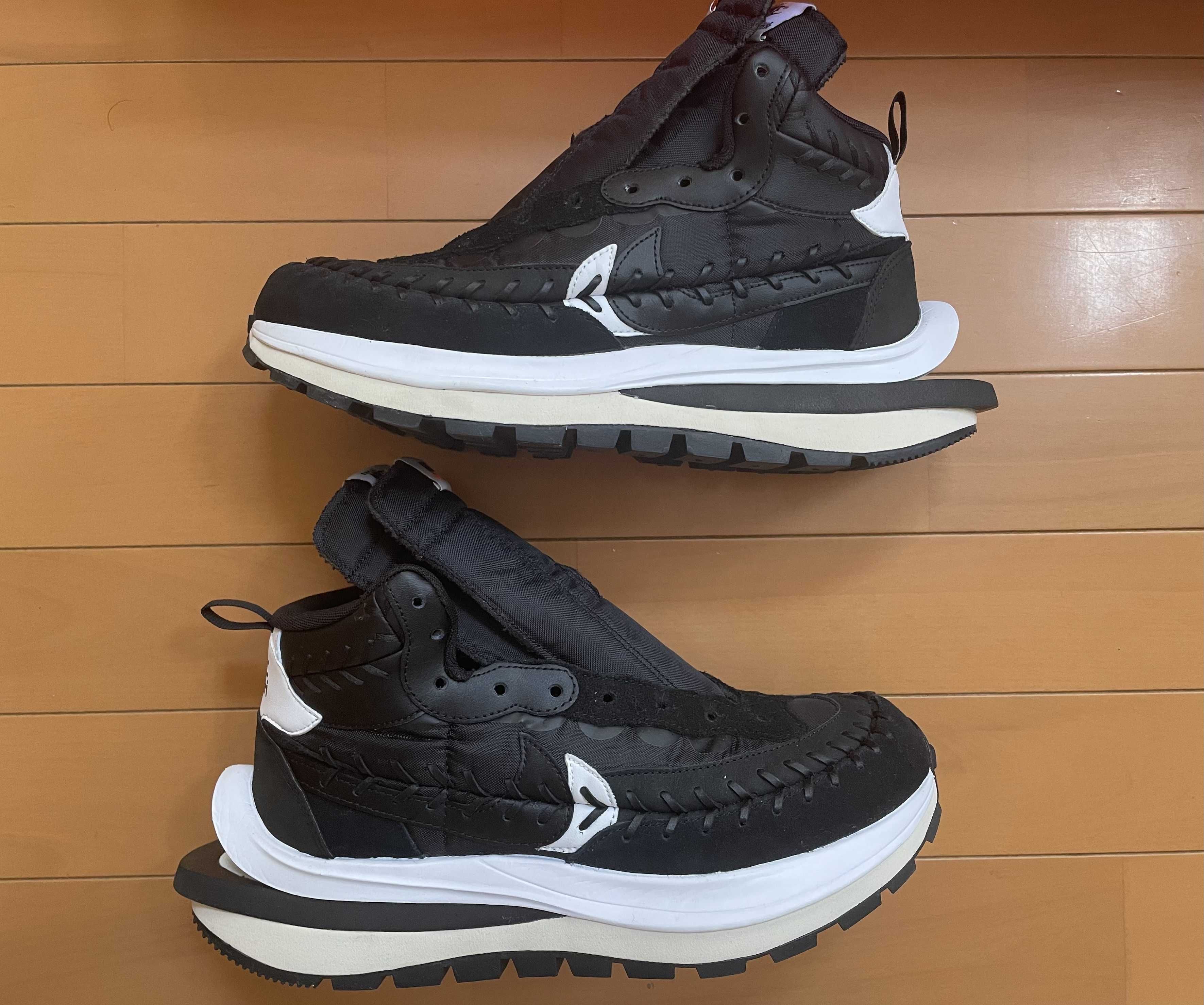 Jean-Paul Gaultier × sacai × Nike Vapor Waffle "Black/Black-White"