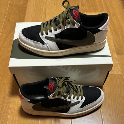 Travis Scott × Nike Women's Air Jordan 1 Low OG "Medium Olive"