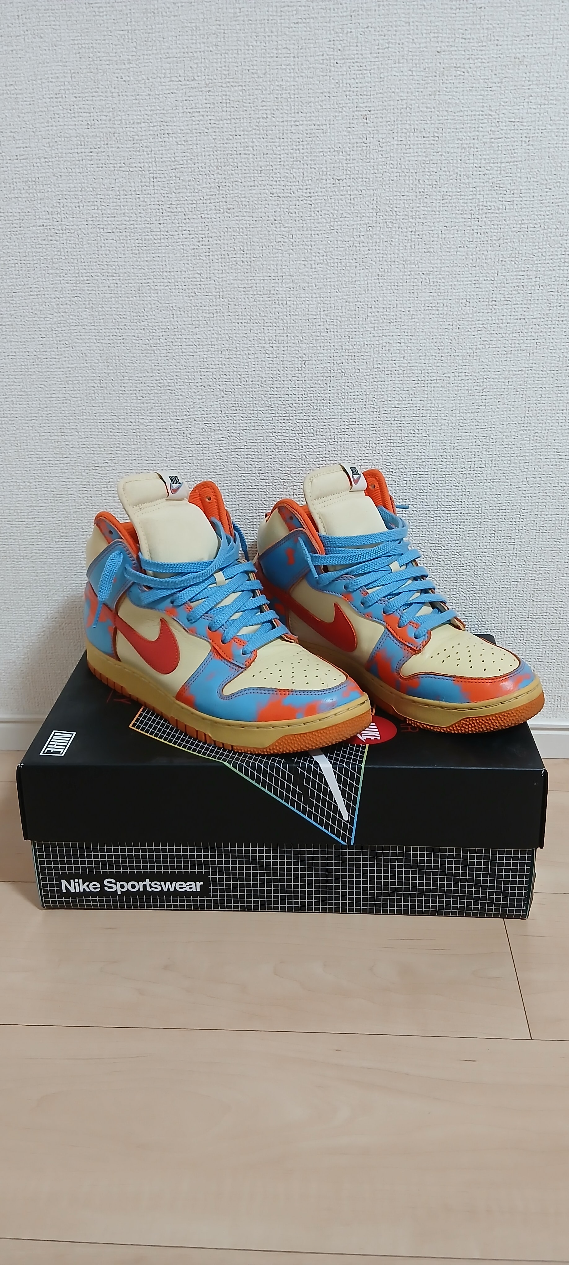 Nike Dunk High 1985 SP "Orange Acid Wash"