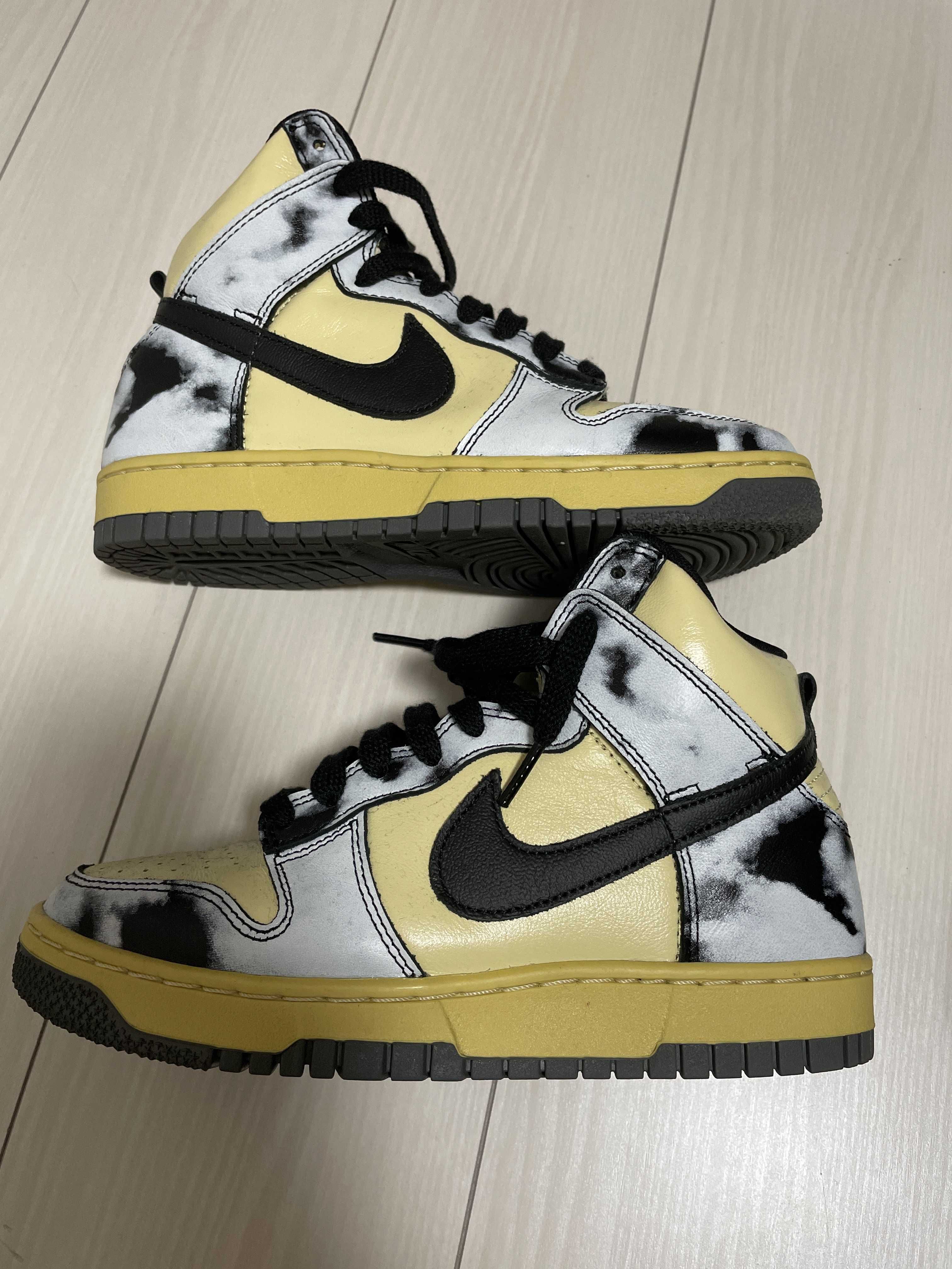 Nike Dunk High "Black Acid Wash"