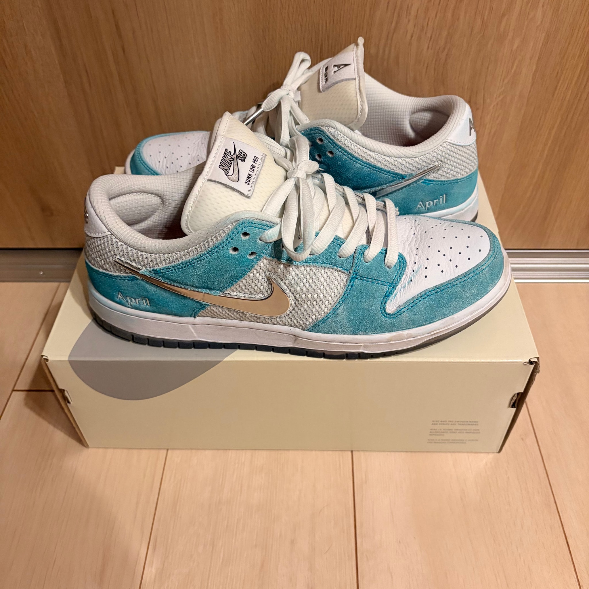 APRIL SKATEBOARDS × Nike SB Dunk Low Pro QS "White and Multi-Color"