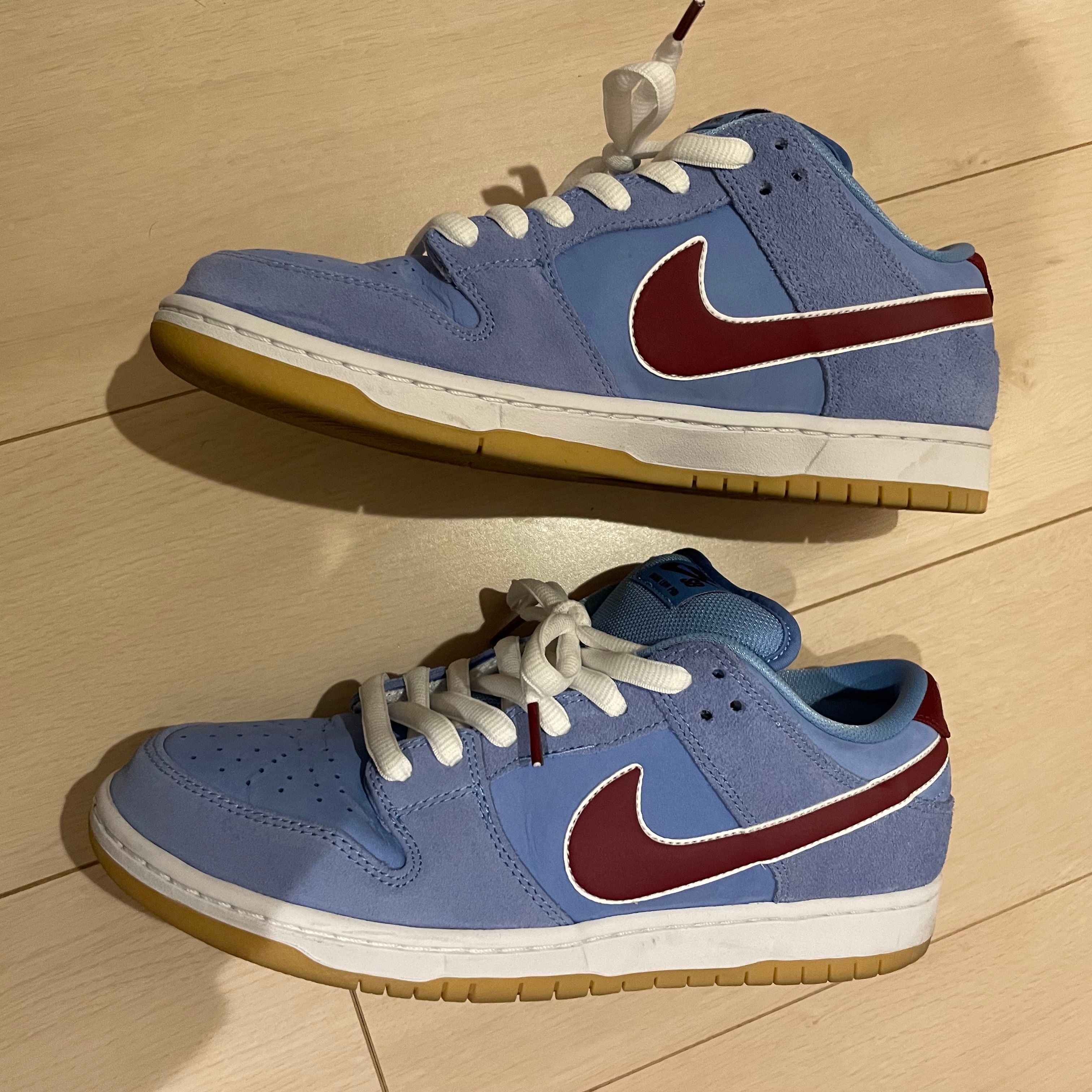 Nike SB Dunk Low Pro "Philadelphia Phillies/Valor Blue and Team Maroon"