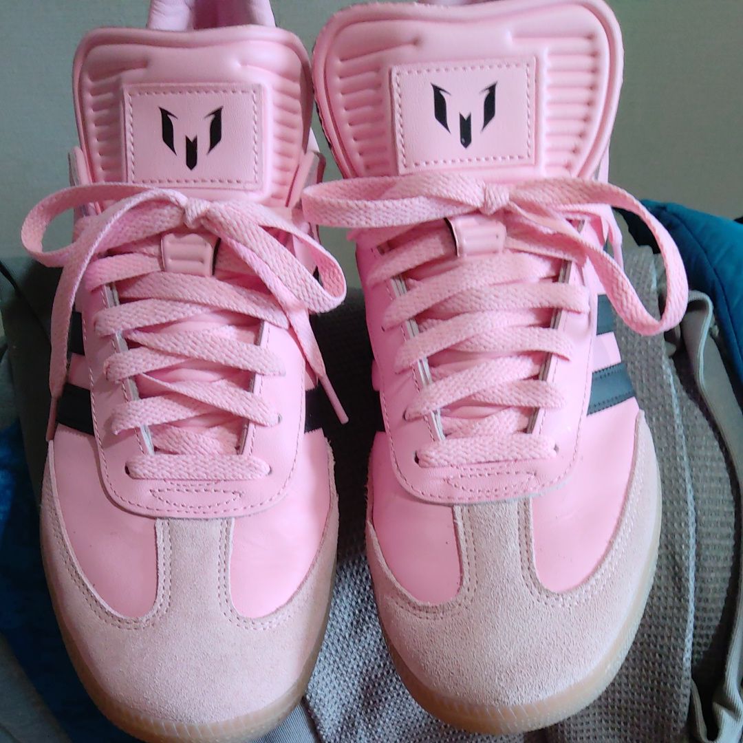 Inter Miami CF × adidas Samba Messi "Light Pink/Core Black/Gum"