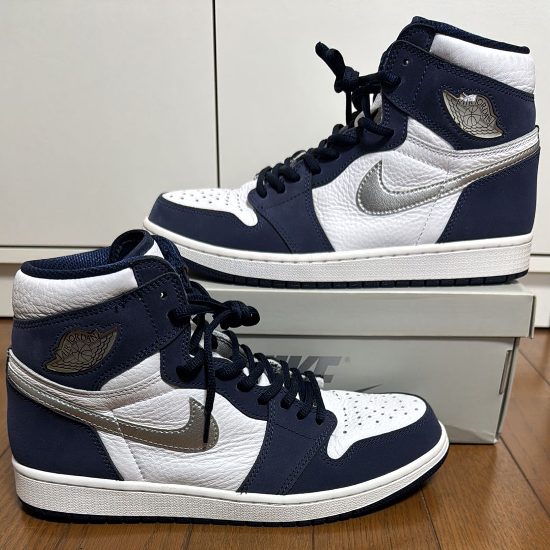 Nike Air Jordan 1 High OG CO.JP "White/Midnight Navy" (2020)(ブリーフケースなし)