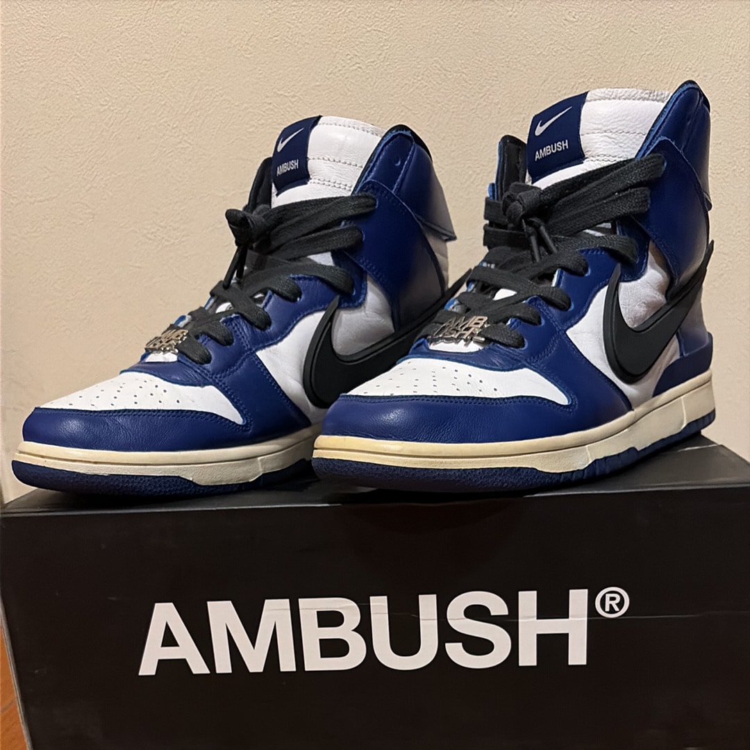 Ambush × Nike Dunk High "Deep Royal"
