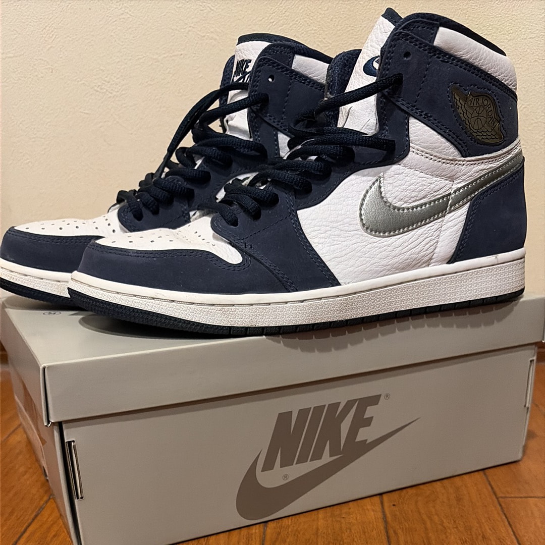 Nike Air Jordan 1 High OG CO.JP "White/Midnight Navy" (2020) (Standard Box)