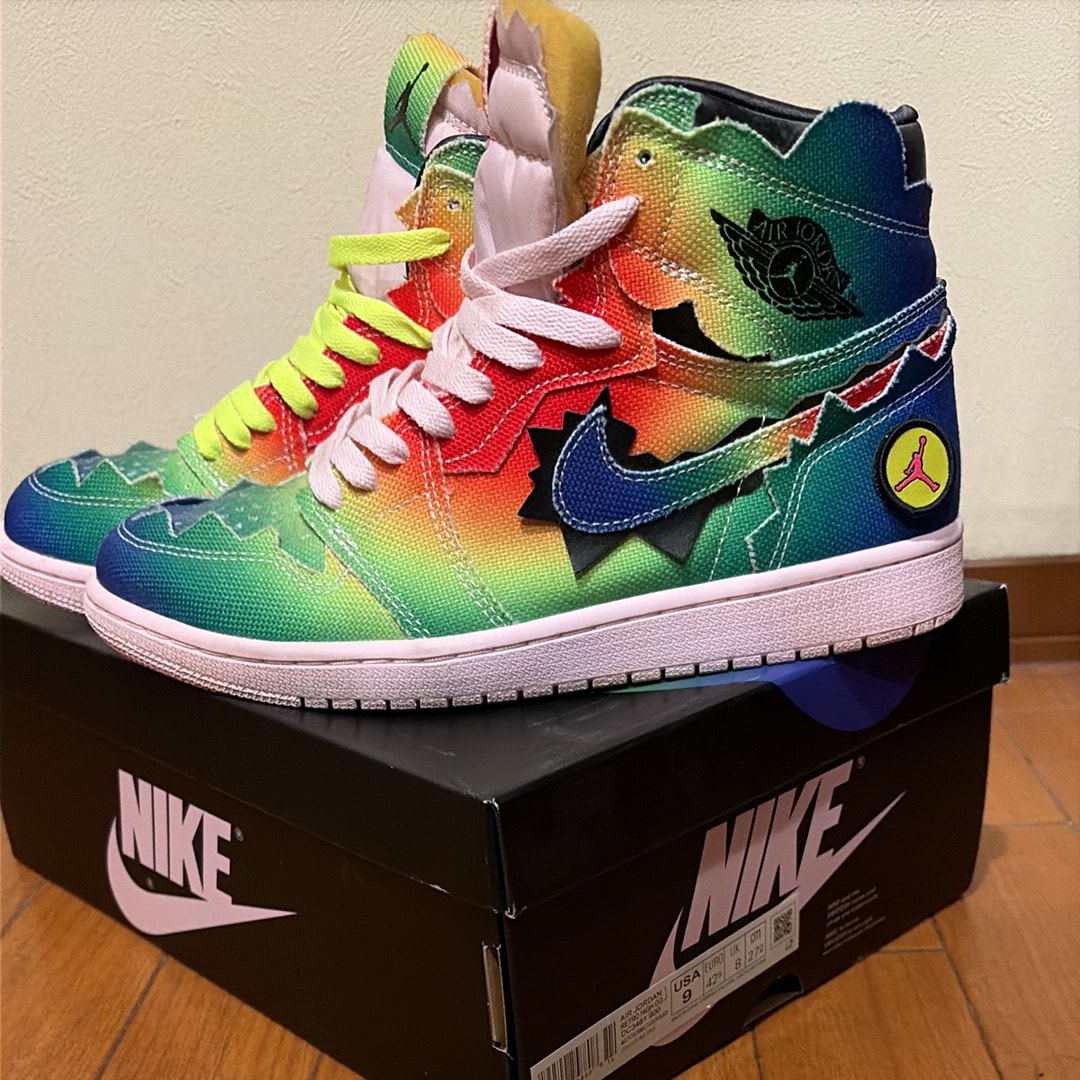 J Balvin × Nike Air Jordan 1 High OG "Rainbow"