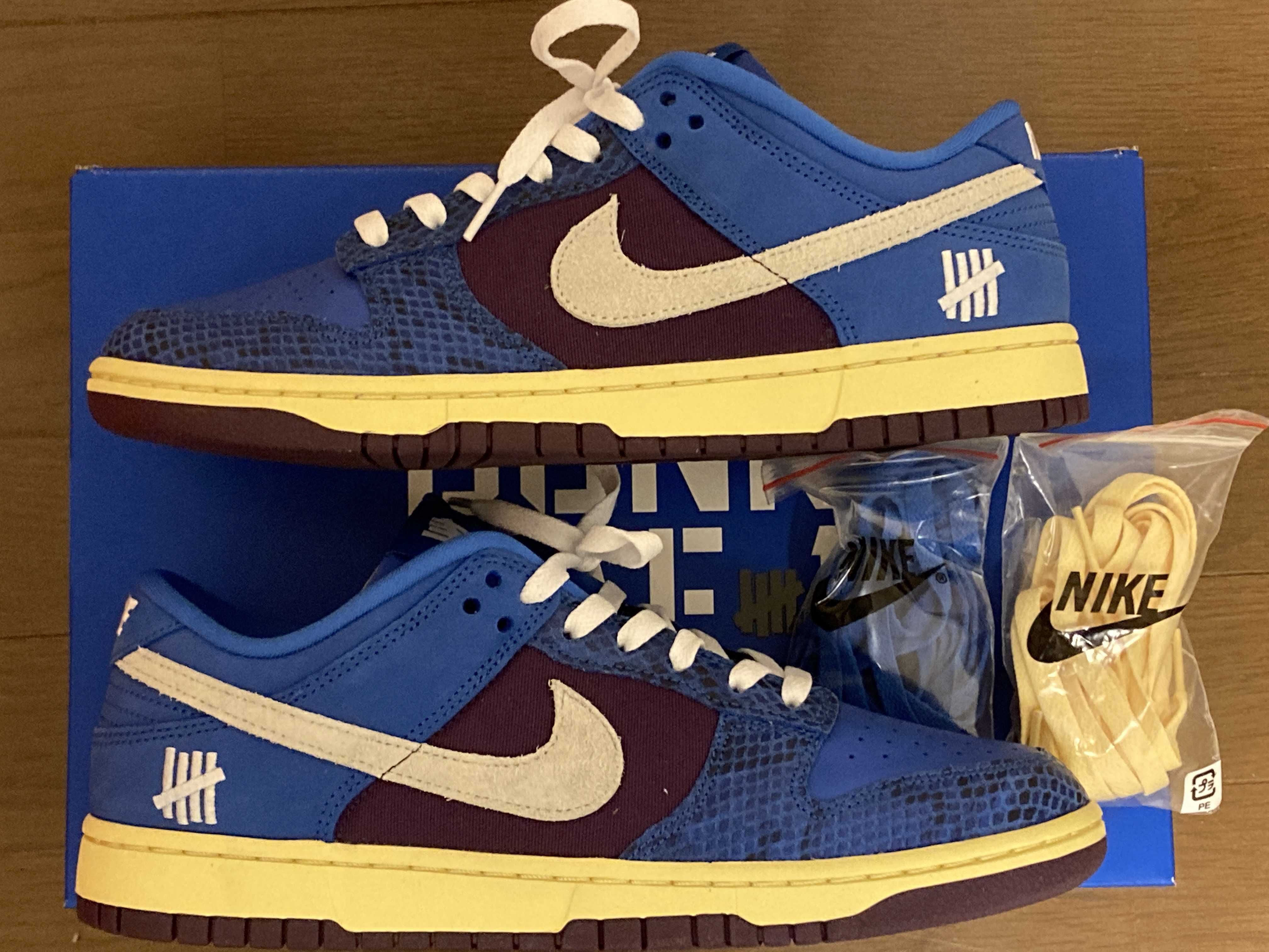 UNDEFEATED × Nike Dunk Low SP "Royal"