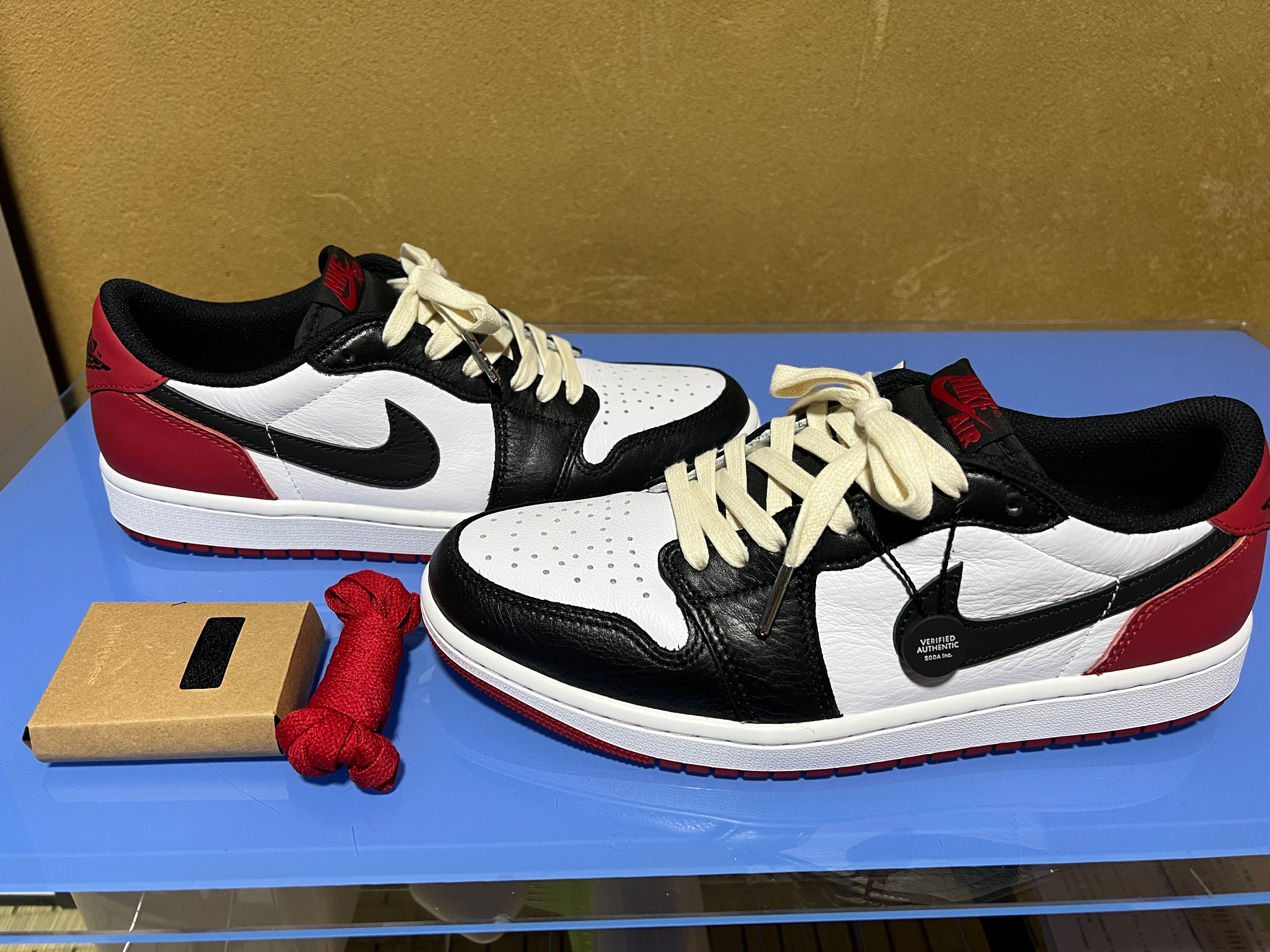 Nike Air Jordan 1 Retro Low OG "Black Toe"