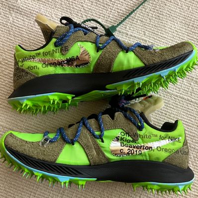 Off-White × Nike Women's Air Zoom Terra Kiger 5 "Green"