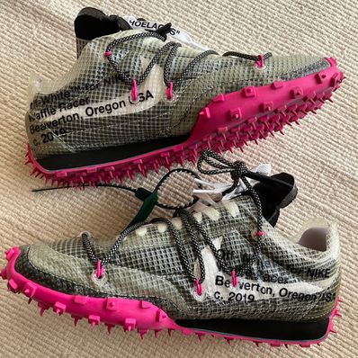 Off-White×Nike Women's Waffle Racer "Vivid Black"