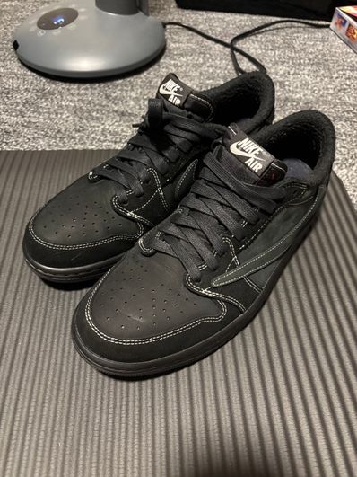 Travis Scott × Nike Air Jordan 1 Low OG SP "Black Phantom"