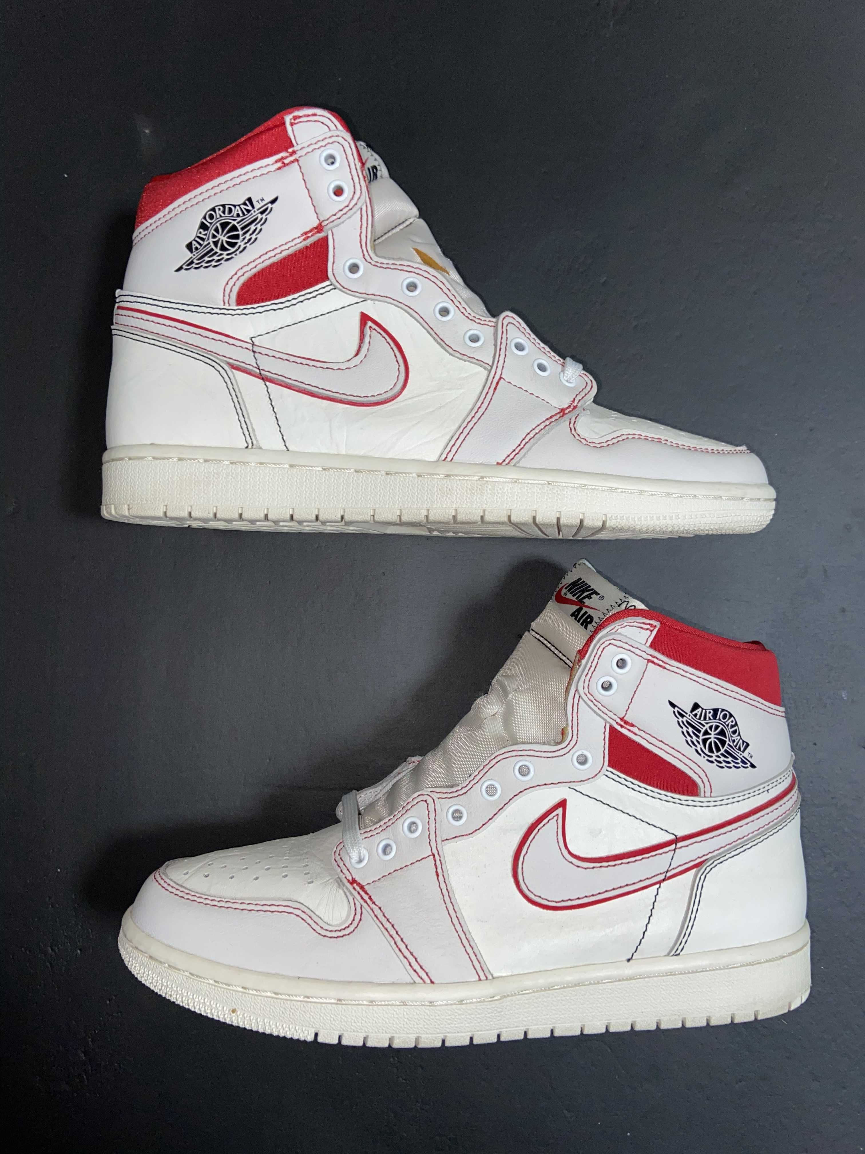 Nike Air Jordan 1 Retro High OG "Sail/University Red"     