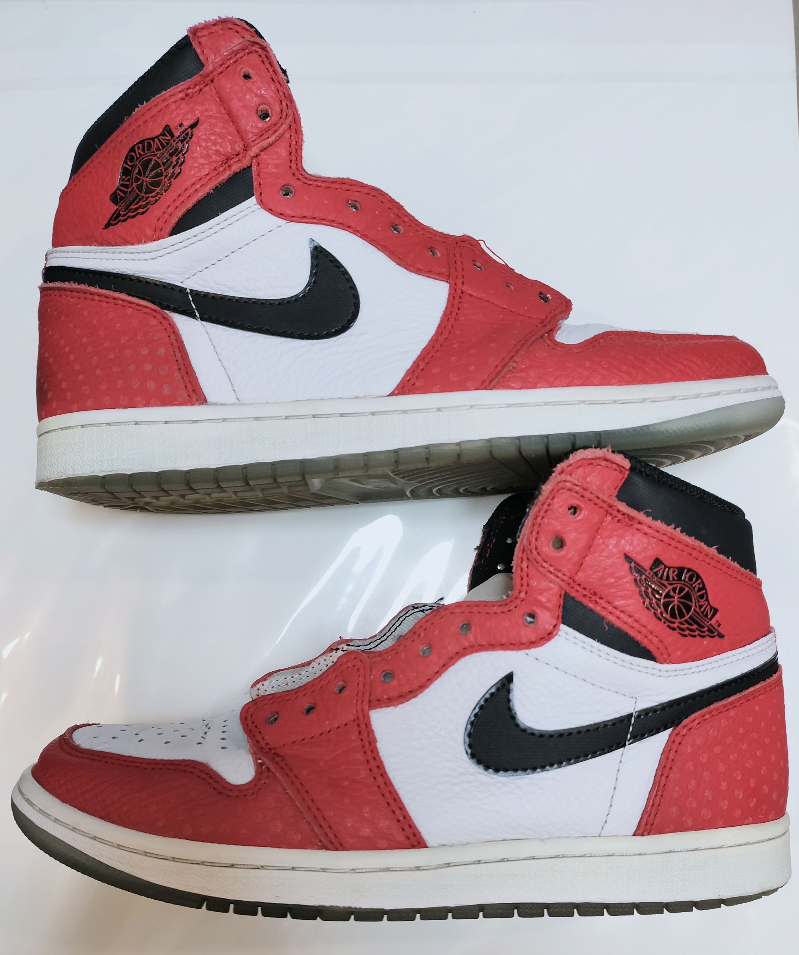 Spiderman × Nike Air Jordan 1 Origin Story "Gym Red/White/Photo Blue/Black"