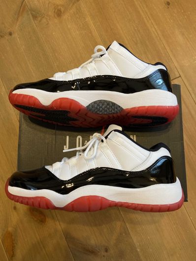 NIKE AIR JORDAN11 LOW GS "GYM RED"