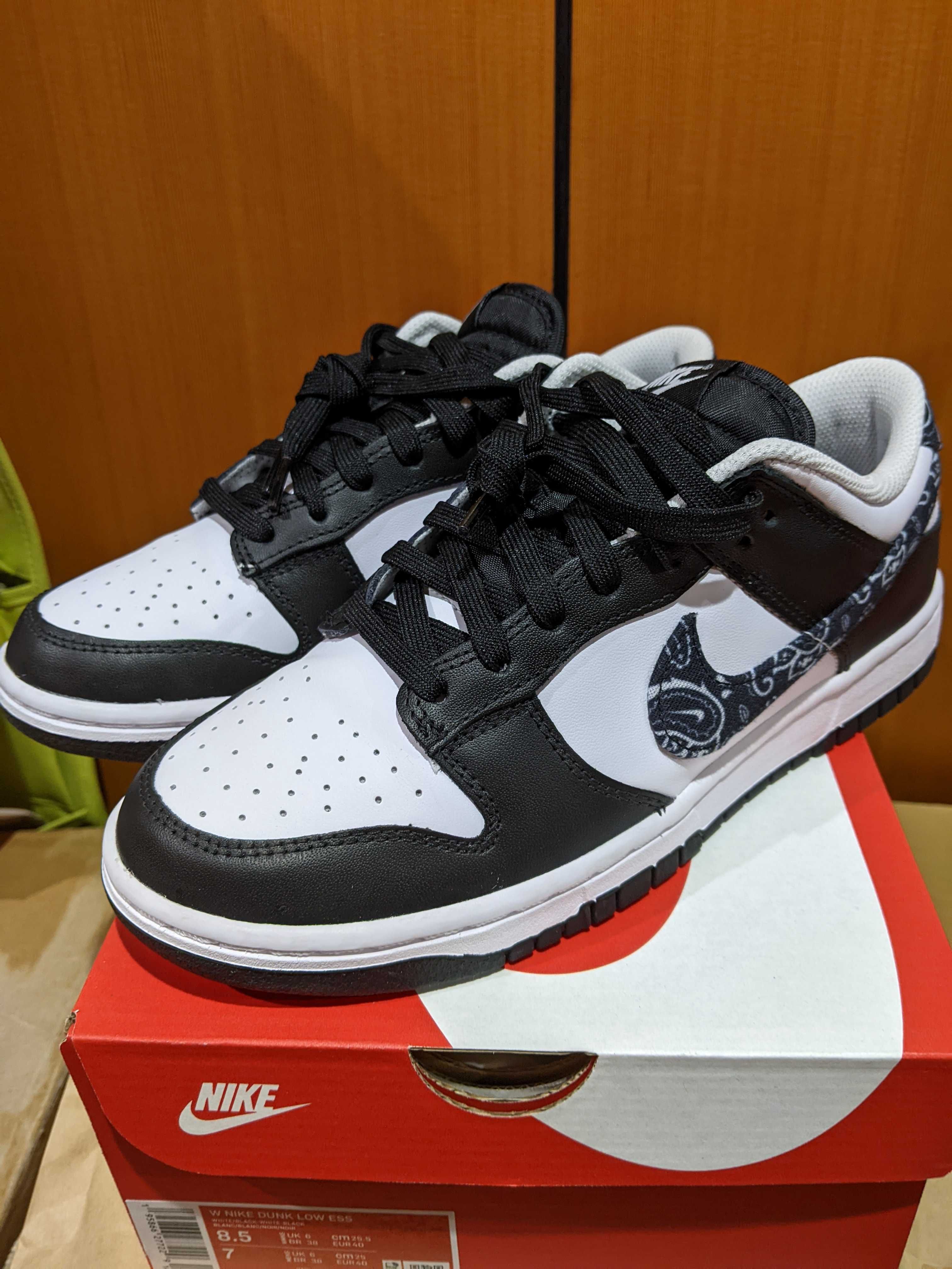 Nike Women's Dunk Low ESS "Black Paisley"