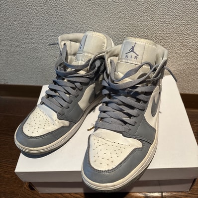 Nike Women's Air Jordan 1 Mid "Grey/Sail"