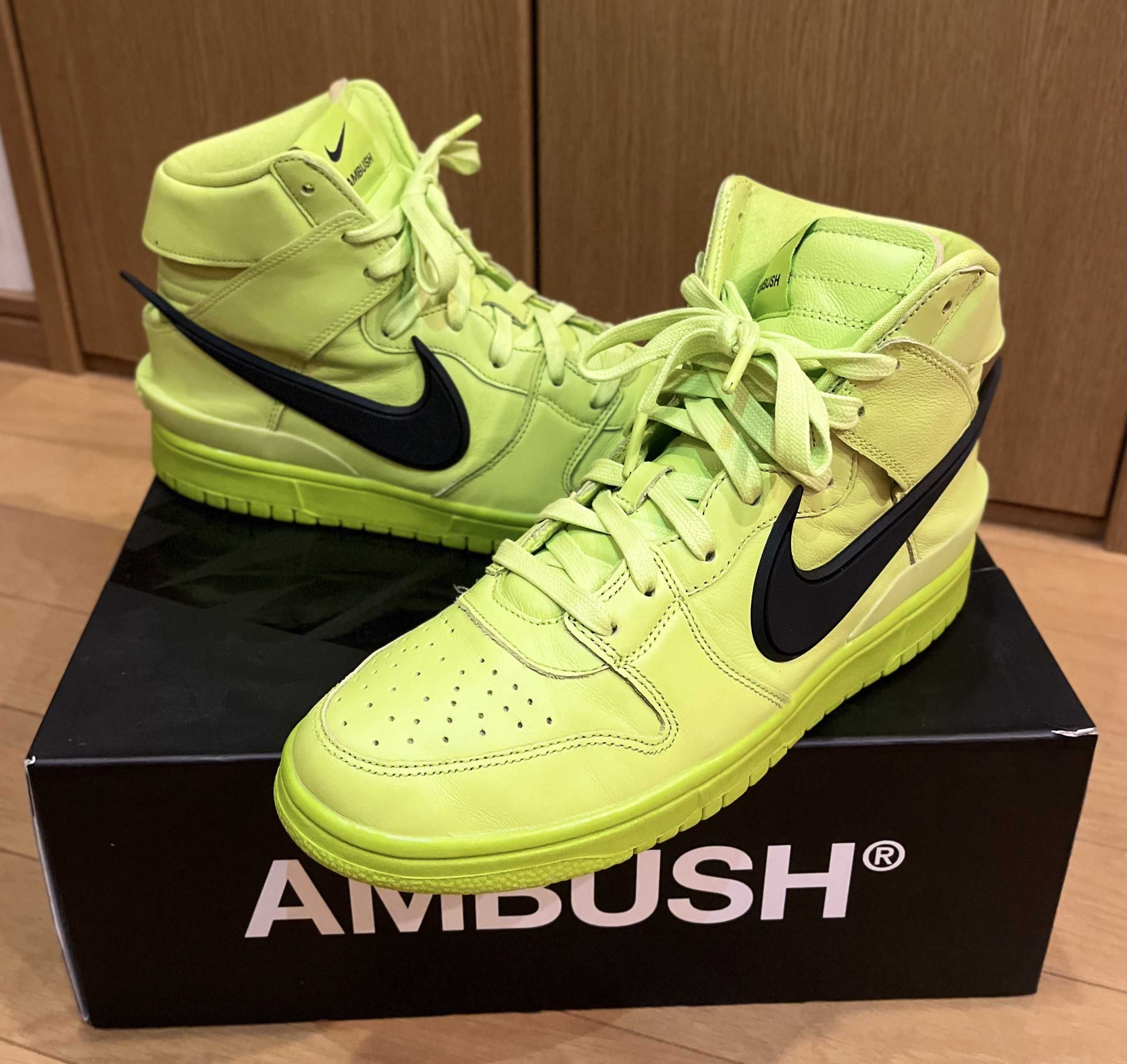 AMBUSH × NIKE DUNK HIGH "FLASH LIME"
