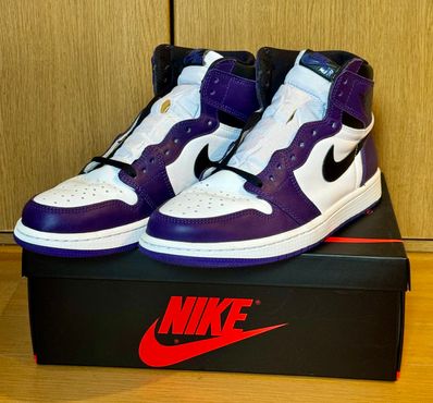 Nike Air Jordan 1 Retro High OG "Court Purple White/Black" (2020)