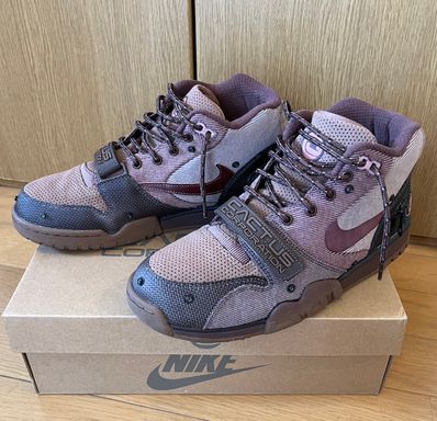 Travis Scott x Nike Air Trainer 1 SP "Archaeo Brown and Rust Pink"