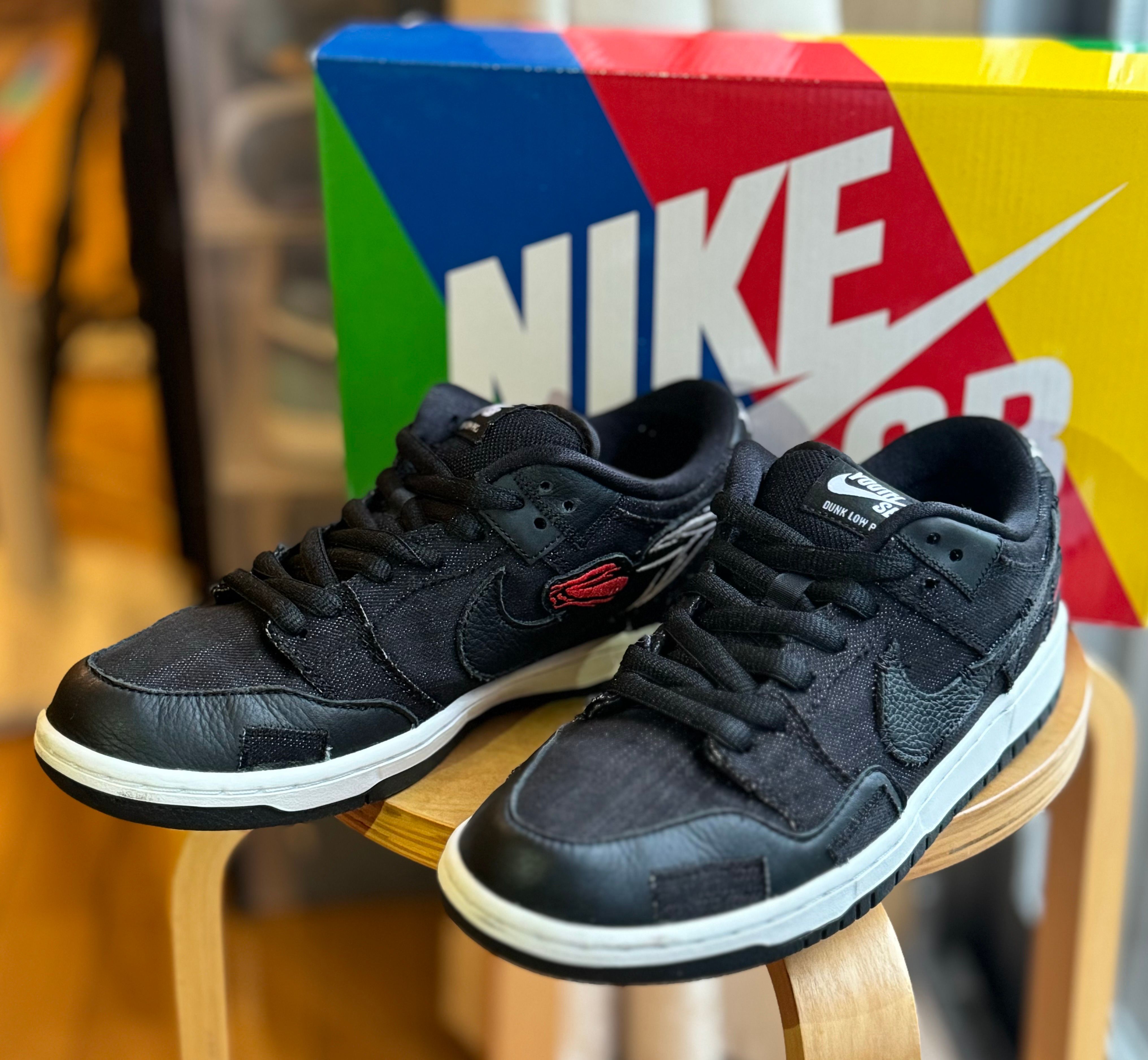 Wasted Youth × Nike SB Dunk Low "Black Denim" / VERDY